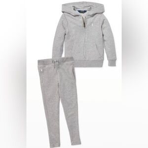 Polo by Ralph Lauren Gray Kids Matching Set Size 8/10